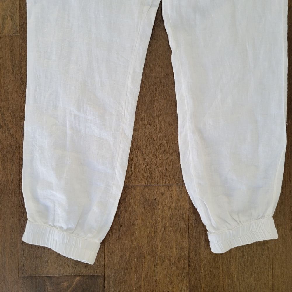 New C&C California linen pants size L - Picture 2 of 8
